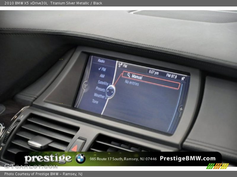Titanium Silver Metallic / Black 2010 BMW X5 xDrive30i