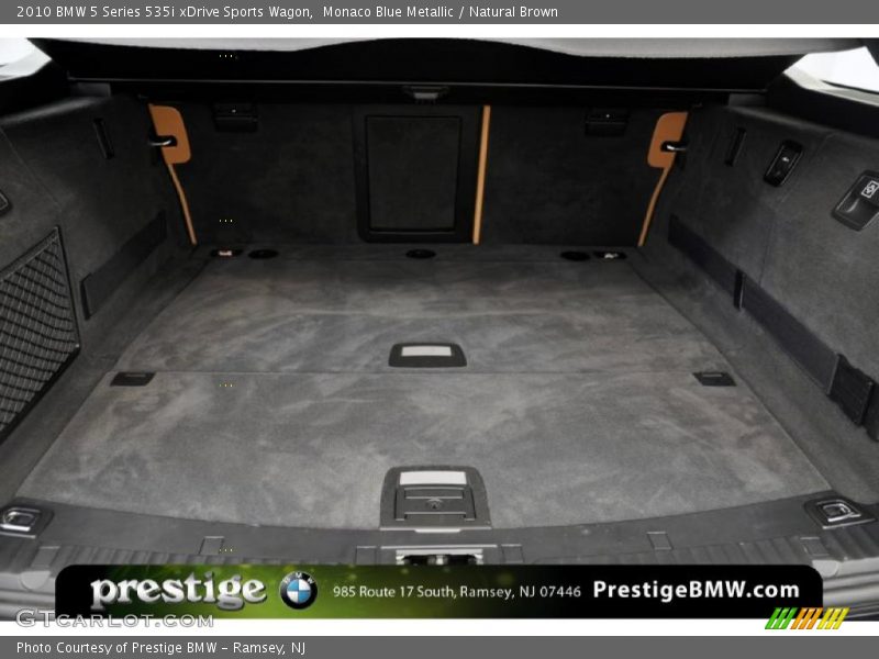 Monaco Blue Metallic / Natural Brown 2010 BMW 5 Series 535i xDrive Sports Wagon