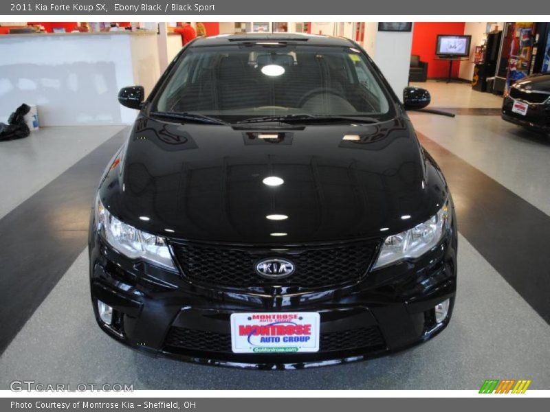 Ebony Black / Black Sport 2011 Kia Forte Koup SX