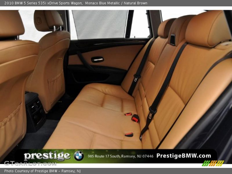Monaco Blue Metallic / Natural Brown 2010 BMW 5 Series 535i xDrive Sports Wagon