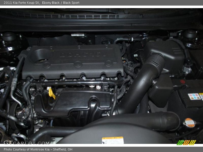  2011 Forte Koup SX Engine - 2.4 Liter DOHC 16-Valve CVVT 4 Cylinder