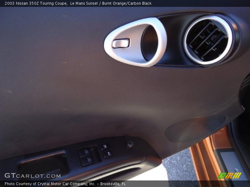 Le Mans Sunset / Burnt Orange/Carbon Black 2003 Nissan 350Z Touring Coupe