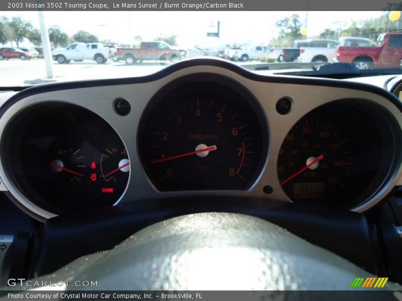 Le Mans Sunset / Burnt Orange/Carbon Black 2003 Nissan 350Z Touring Coupe