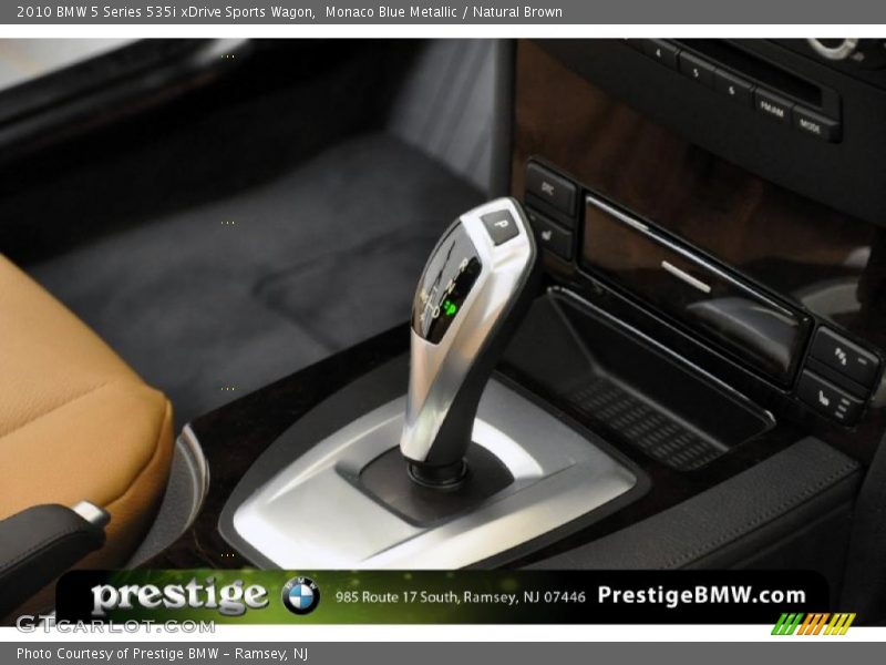 Monaco Blue Metallic / Natural Brown 2010 BMW 5 Series 535i xDrive Sports Wagon