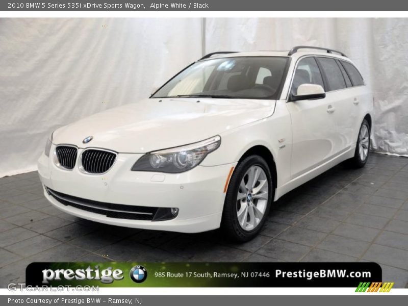 Alpine White / Black 2010 BMW 5 Series 535i xDrive Sports Wagon