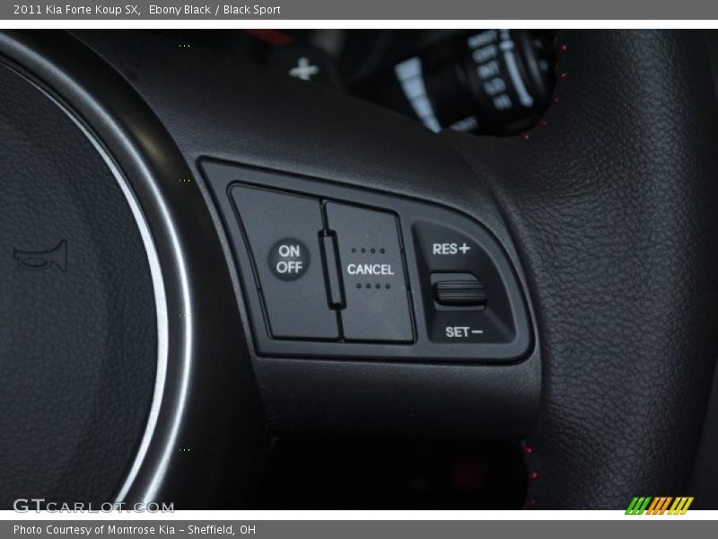Ebony Black / Black Sport 2011 Kia Forte Koup SX
