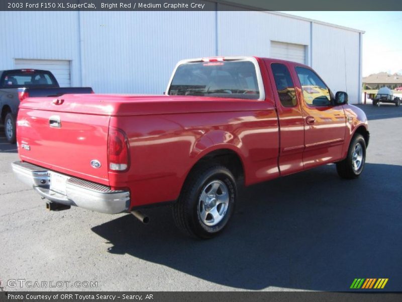 Bright Red / Medium Graphite Grey 2003 Ford F150 XL SuperCab