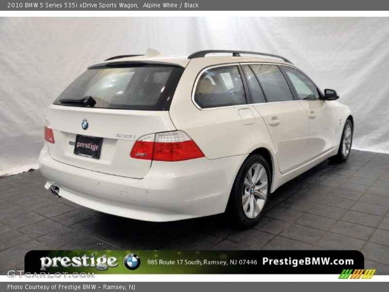 Alpine White / Black 2010 BMW 5 Series 535i xDrive Sports Wagon