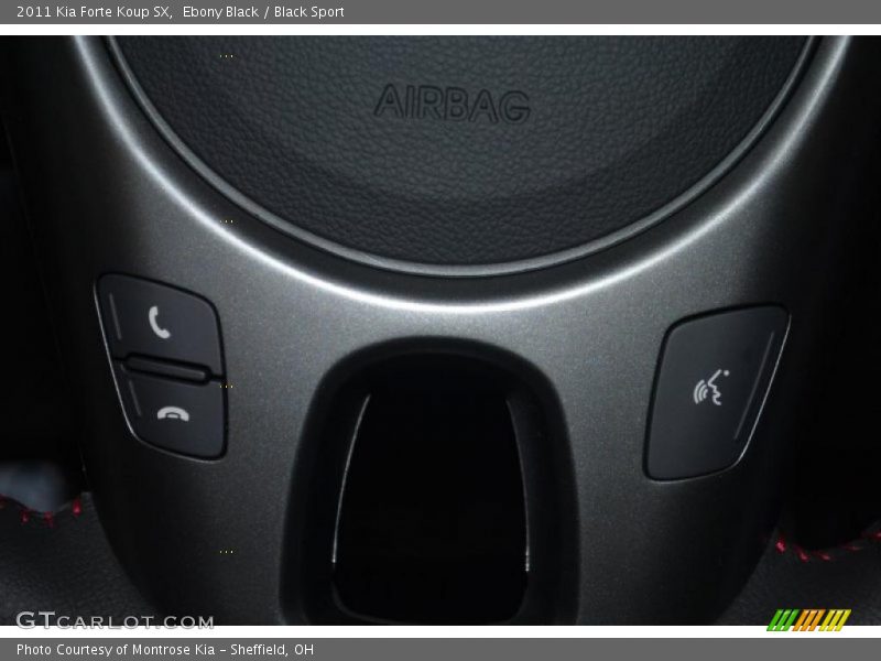 Ebony Black / Black Sport 2011 Kia Forte Koup SX