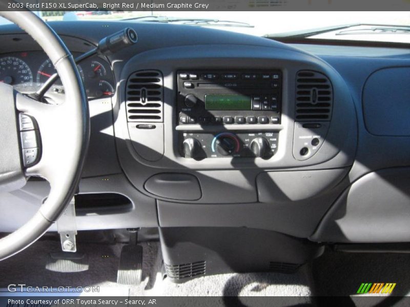 Bright Red / Medium Graphite Grey 2003 Ford F150 XL SuperCab
