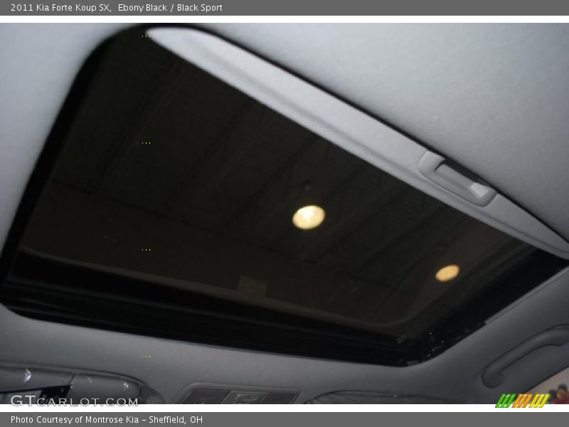 Ebony Black / Black Sport 2011 Kia Forte Koup SX