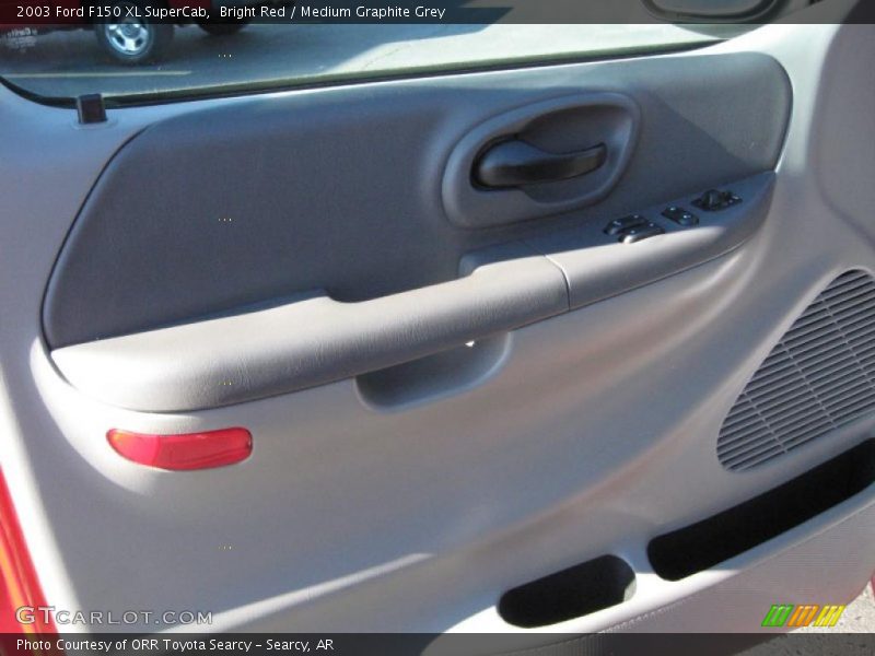 Bright Red / Medium Graphite Grey 2003 Ford F150 XL SuperCab
