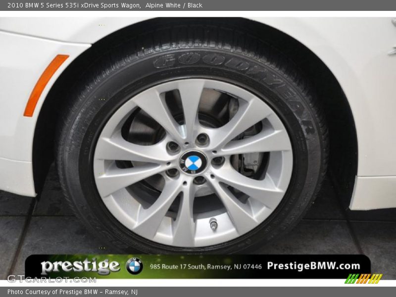 Alpine White / Black 2010 BMW 5 Series 535i xDrive Sports Wagon