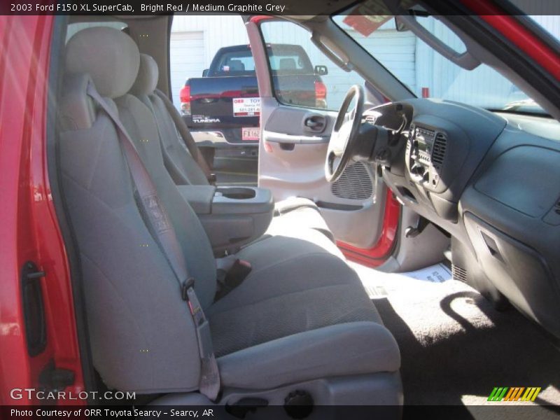  2003 F150 XL SuperCab Medium Graphite Grey Interior