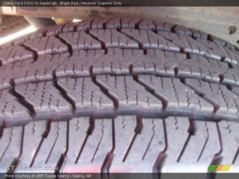 Bright Red / Medium Graphite Grey 2003 Ford F150 XL SuperCab
