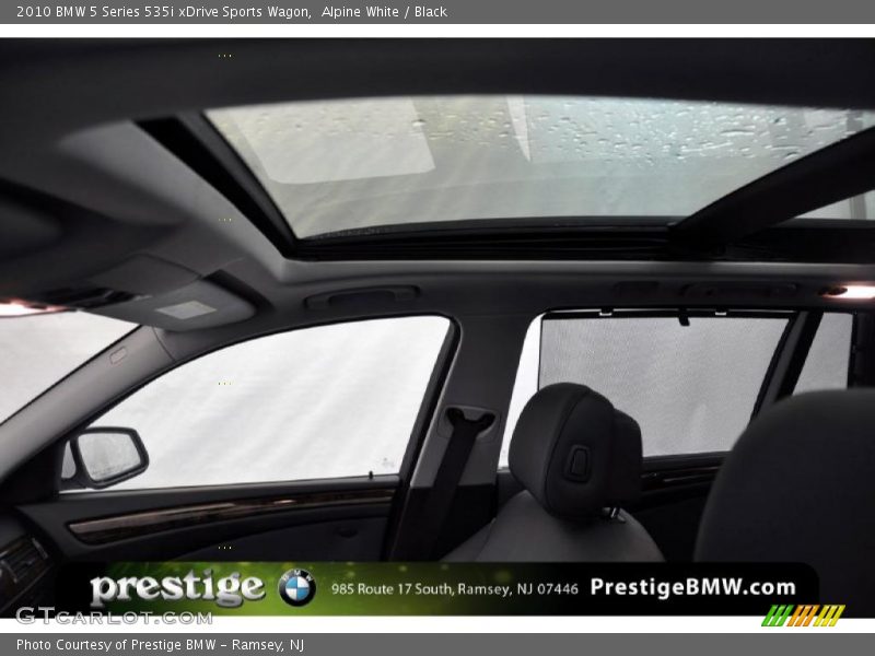 Alpine White / Black 2010 BMW 5 Series 535i xDrive Sports Wagon