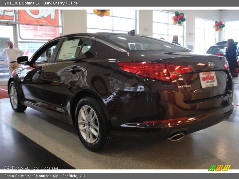 Dark Cherry / Beige 2011 Kia Optima LX