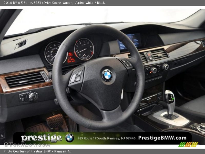 Alpine White / Black 2010 BMW 5 Series 535i xDrive Sports Wagon