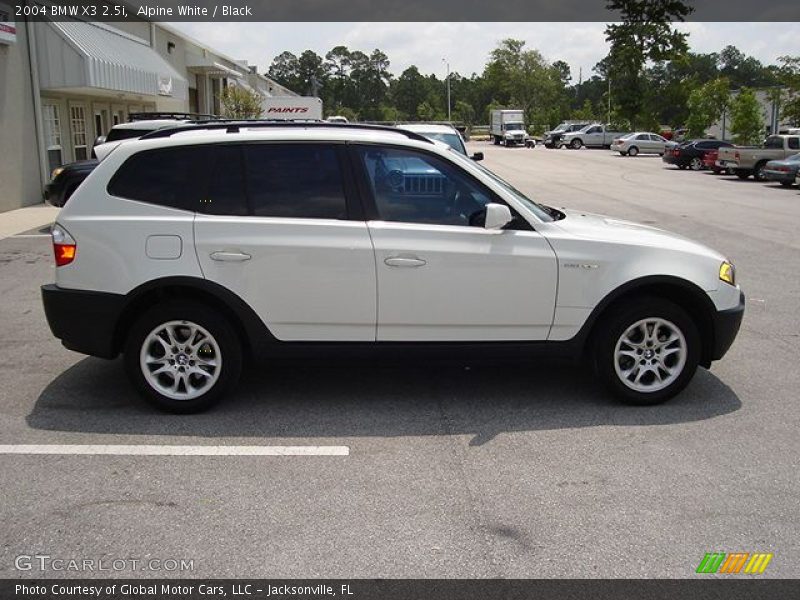 Alpine White / Black 2004 BMW X3 2.5i