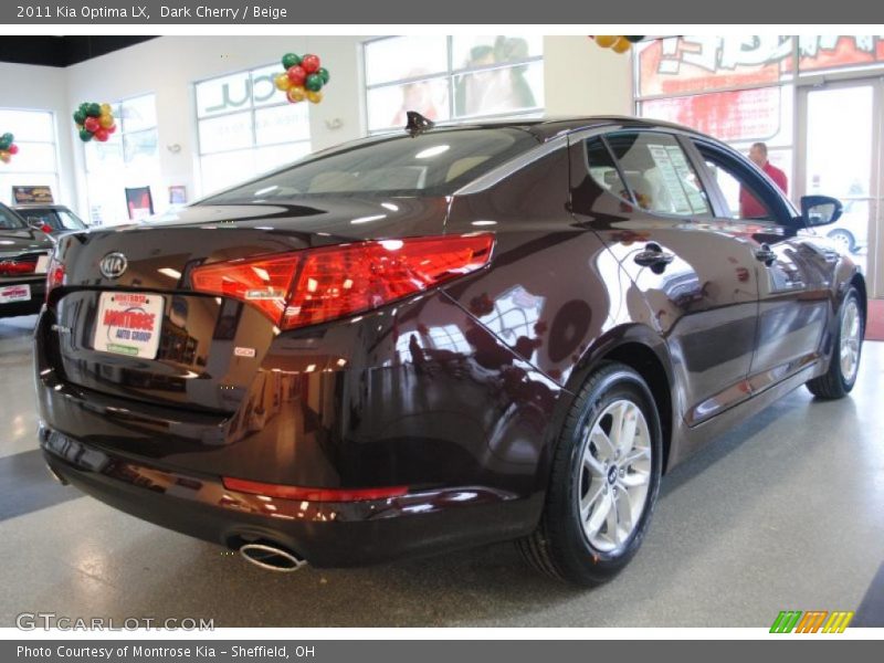 Dark Cherry / Beige 2011 Kia Optima LX