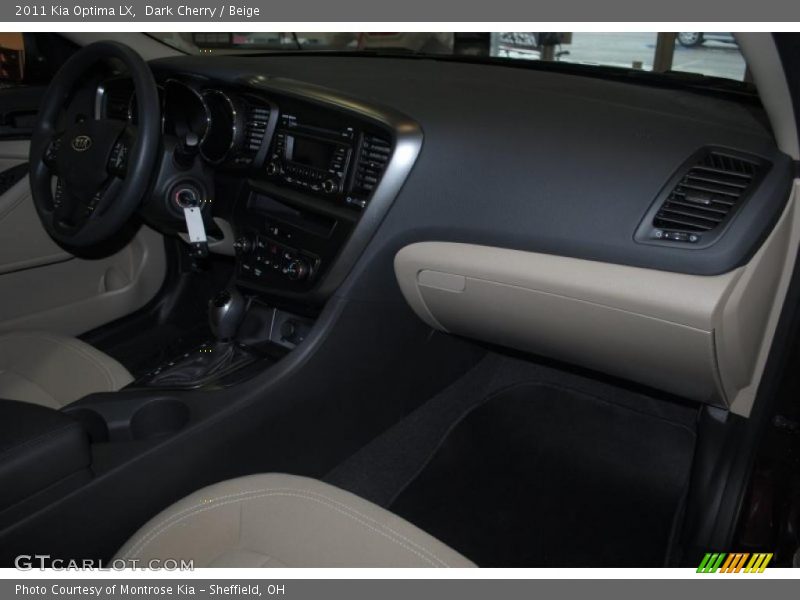 Dark Cherry / Beige 2011 Kia Optima LX