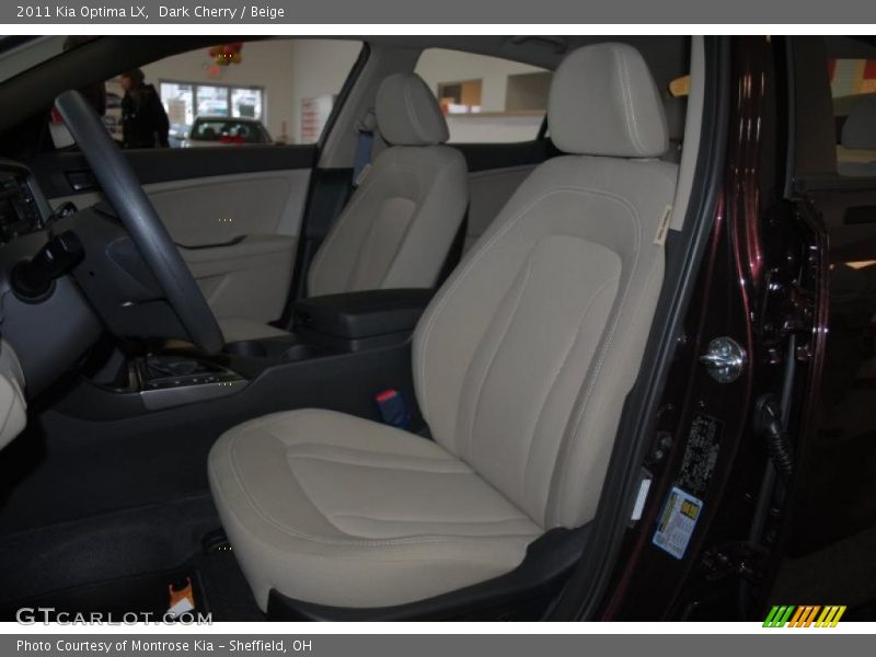 Dark Cherry / Beige 2011 Kia Optima LX