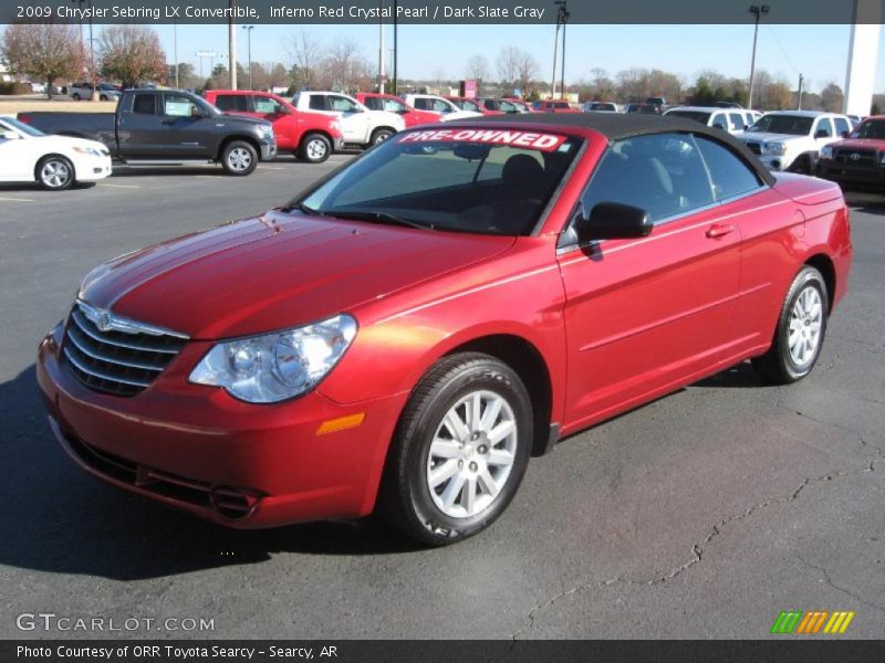 Front 3/4 View of 2009 Sebring LX Convertible