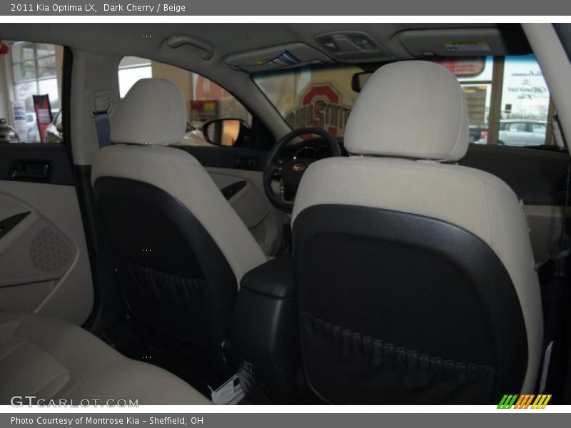 Dark Cherry / Beige 2011 Kia Optima LX
