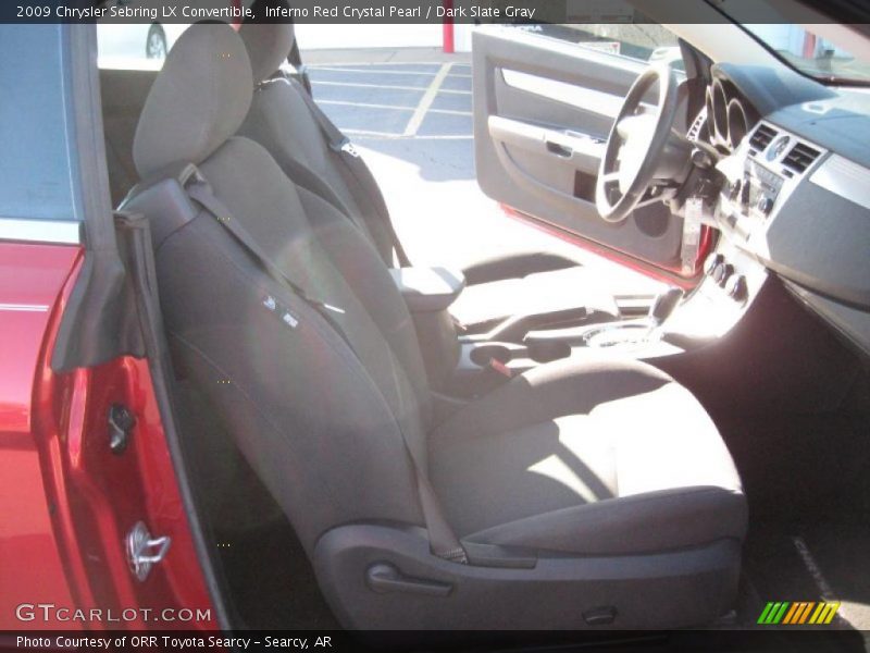 Inferno Red Crystal Pearl / Dark Slate Gray 2009 Chrysler Sebring LX Convertible