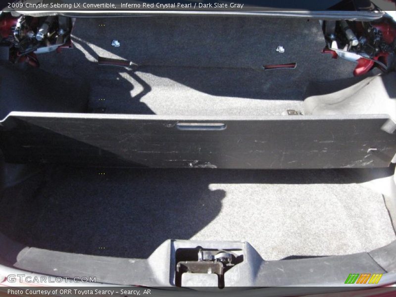 Inferno Red Crystal Pearl / Dark Slate Gray 2009 Chrysler Sebring LX Convertible