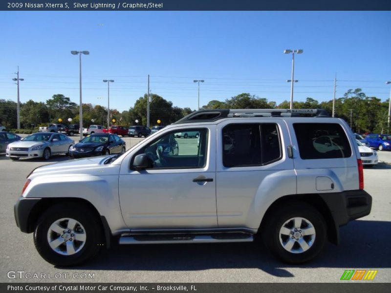 Silver Lightning / Graphite/Steel 2009 Nissan Xterra S