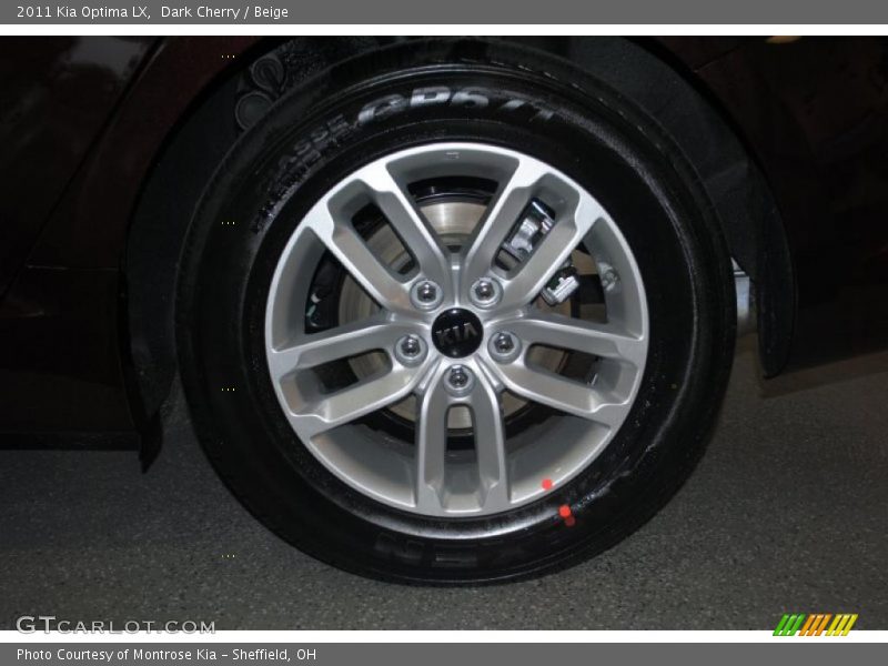 Dark Cherry / Beige 2011 Kia Optima LX