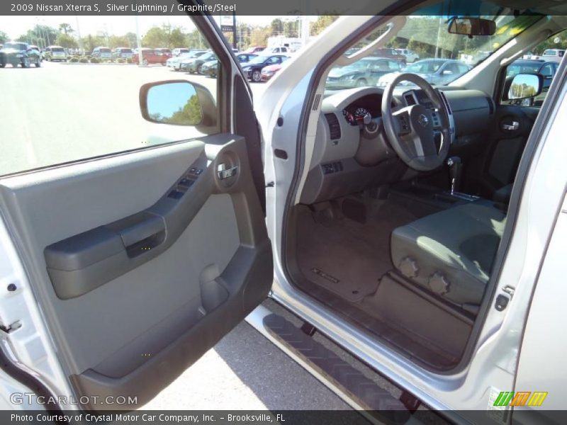 Silver Lightning / Graphite/Steel 2009 Nissan Xterra S