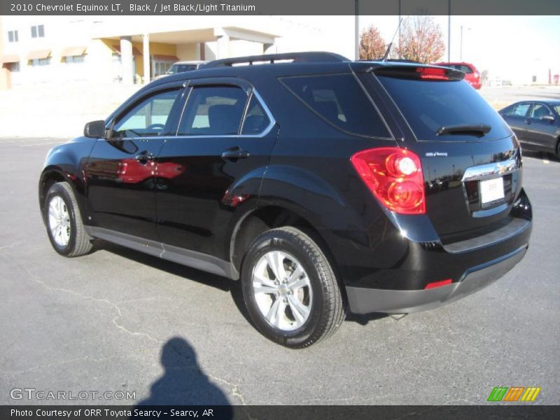Black / Jet Black/Light Titanium 2010 Chevrolet Equinox LT