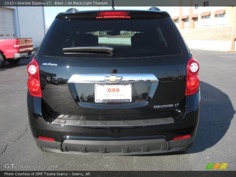 Black / Jet Black/Light Titanium 2010 Chevrolet Equinox LT