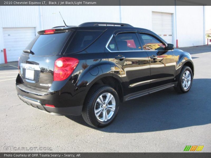 Black / Jet Black/Light Titanium 2010 Chevrolet Equinox LT
