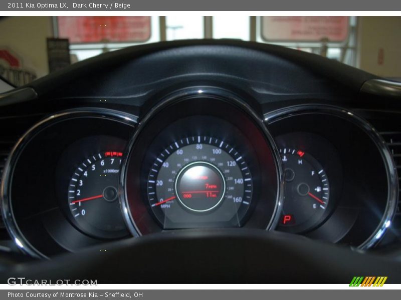 Dark Cherry / Beige 2011 Kia Optima LX