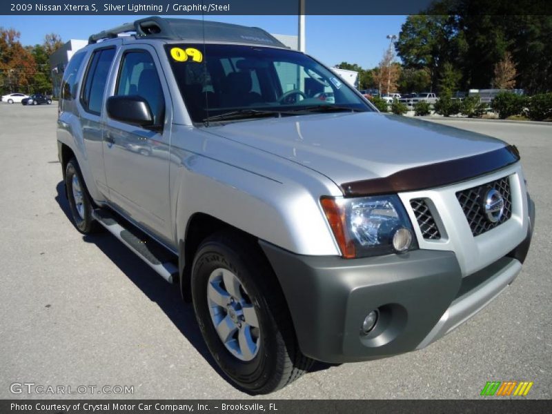 Silver Lightning / Graphite/Steel 2009 Nissan Xterra S