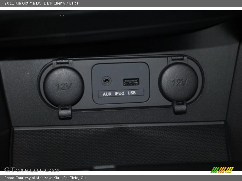 Dark Cherry / Beige 2011 Kia Optima LX