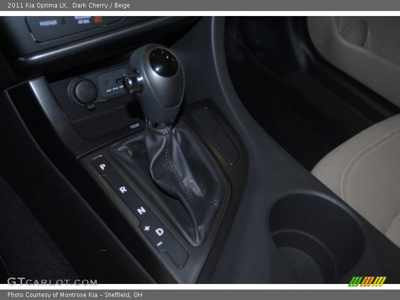Dark Cherry / Beige 2011 Kia Optima LX