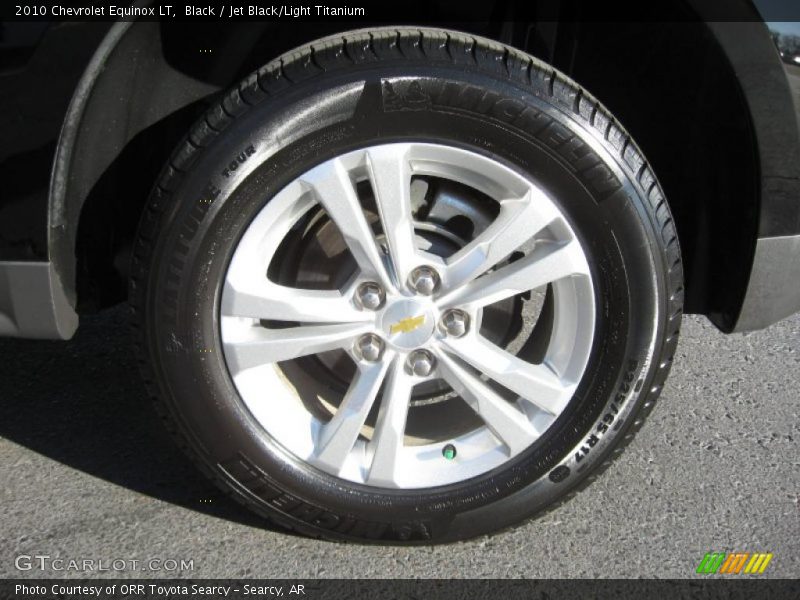 Black / Jet Black/Light Titanium 2010 Chevrolet Equinox LT