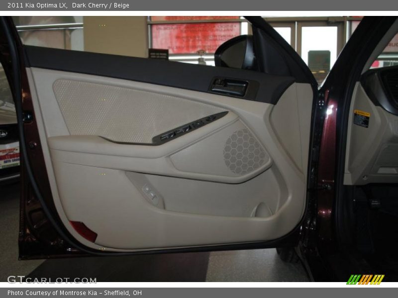 Dark Cherry / Beige 2011 Kia Optima LX