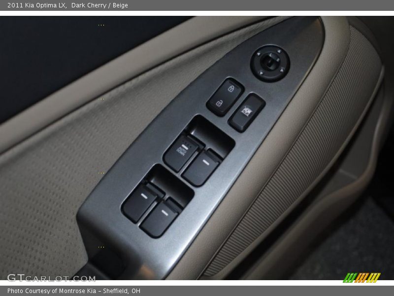 Dark Cherry / Beige 2011 Kia Optima LX