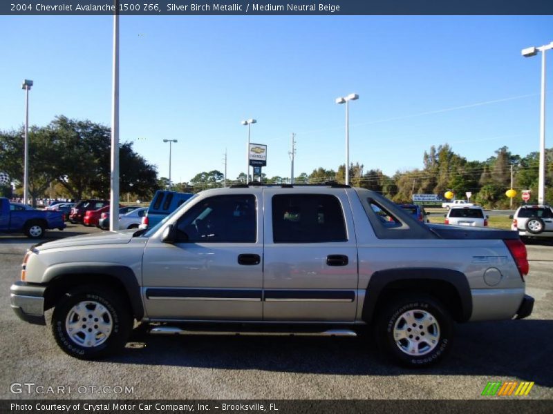 Silver Birch Metallic / Medium Neutral Beige 2004 Chevrolet Avalanche 1500 Z66