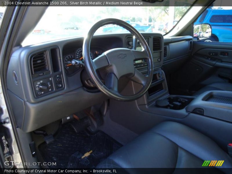Silver Birch Metallic / Medium Neutral Beige 2004 Chevrolet Avalanche 1500 Z66