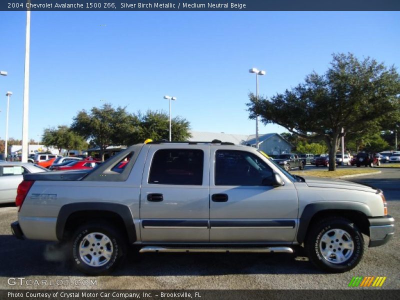 Silver Birch Metallic / Medium Neutral Beige 2004 Chevrolet Avalanche 1500 Z66