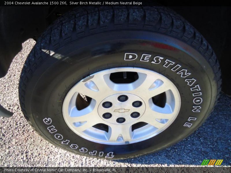 Silver Birch Metallic / Medium Neutral Beige 2004 Chevrolet Avalanche 1500 Z66