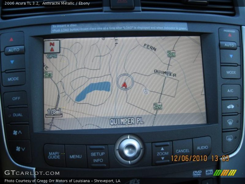 Anthracite Metallic / Ebony 2006 Acura TL 3.2