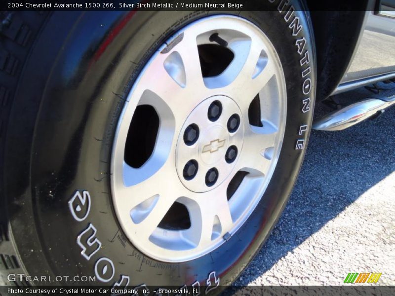 Silver Birch Metallic / Medium Neutral Beige 2004 Chevrolet Avalanche 1500 Z66
