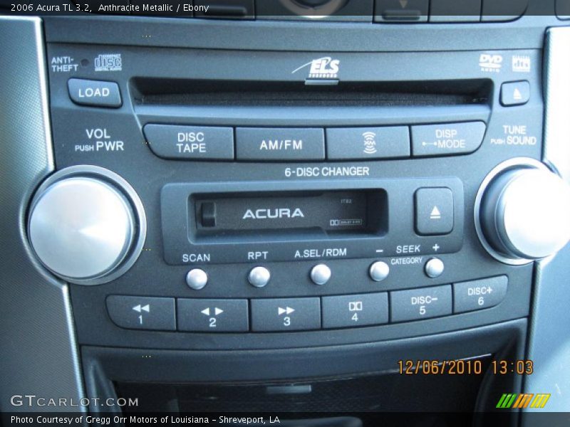 Anthracite Metallic / Ebony 2006 Acura TL 3.2